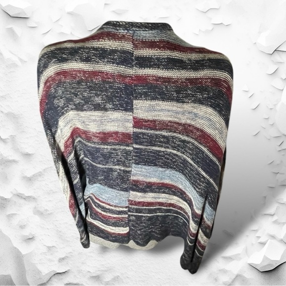 Free People The Big Trail Asymmetrical Poncho Cardigan Sweater Poncho Size Small - Picture 11 of 16